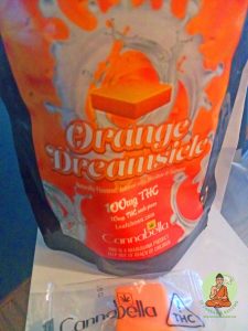 Cannabella Orange Chews Packaging