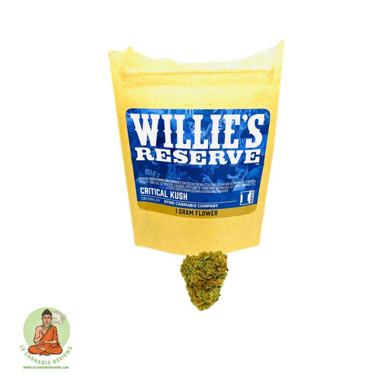 Willie's Reserve Critical Kush Review January 2020 Curaleaf (aka Blackjack Collective) Dispensary