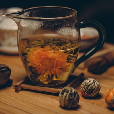Cannabis-infused tea with Rose and Lavender